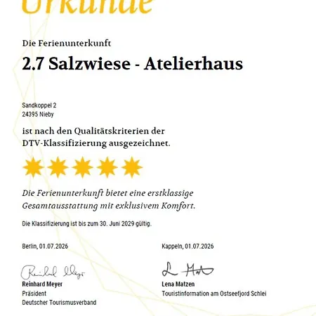 Ferienhaus Reetdorf Geltinger Birk Atelierhaus Salzwiese *